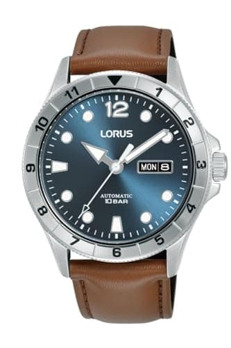 Image of Lorus Blue Leather Automatic Watch RL469BX9