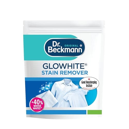 Image of Dr. Beckmann Glowhite Whitening Booster | In-wash stain remover & laundry whitener | Removes 100+ stains | 400g