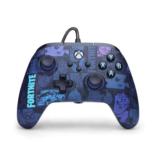 Image of PowerA Advantage Wired Controller for Xbox Series X|S - Fortnite: Victory Royale, gamepad, hall effect thumbsticks, gaming controller, USB-C, Works with Xbox One, Officially Licensed