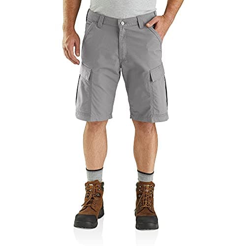 Image of Carhartt Men's Force Relaxed Fit Ripstop Cargo Work Short, Asphalt, W32