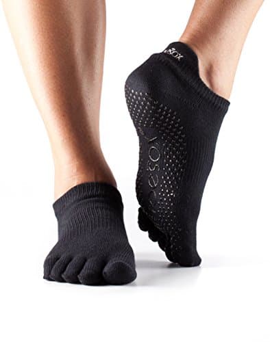 Image of Toesox Full Toe Low Rise Black Large