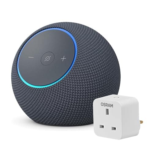 Image of Amazon Echo Dot Max (newest gen) + OSRAM SMART+ Indoor Plug UK, with Alexa+ Early Access