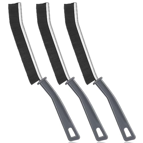 Image of Kiemeu 3 Pack Crevice Cleaning Brush Groove Cleaning Tool Window Gap Cleaning Brush Grout Brush For Tiles, Hard Bristle Brush For Bathroom And Kitchen, Authentic Guarantee