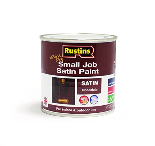 Image of RUSTINS Small Job Satin Paint Chocolate 250ml