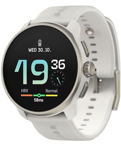 Image of SUUNTO Race S GPS Sports Watch, High-Res AMOLED Touchscreen w/ 13D Standby, Dualband GNSS, Global Offline Map, Advanced Training & Recovery Insights, 95+ Multisports, Compact & Light, Powder Gray