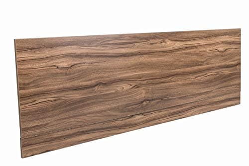 Image of Aquariss 1800mm Walnut Effect Front Straight Wrapped Wood Bath Panel