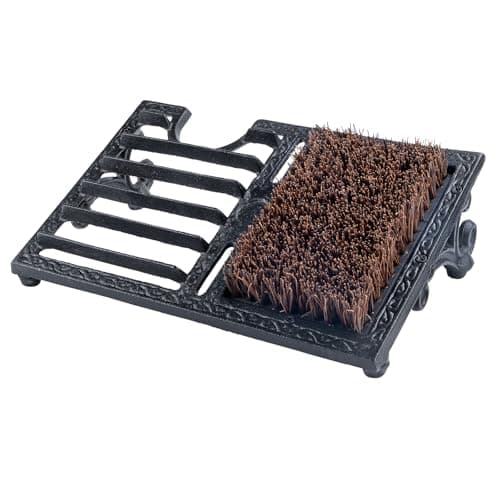 Image of Cast Iron Boot Brush Scraper Outdoor，Heavy Duty Shoe Scrapers with Brushes, Boot Scrubber and Boot Cleaner Brush for Entryway, Garden, Farm