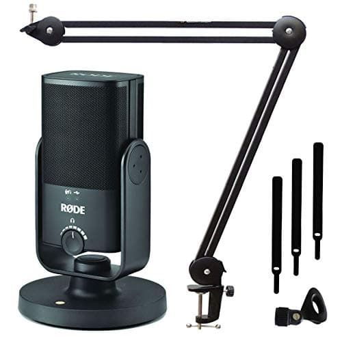 Image of Rode NT-USB Mini USB Studio Condenser Microphone + Keepdrum Articulated Arm