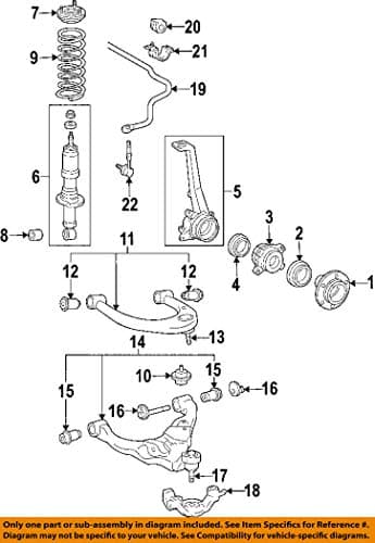 Image of Toyota 48632-60040 Suspension Arm Bush