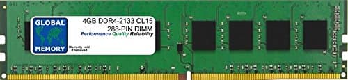 Image of 4GB DDR4 2133MHz PC4-17000 288-PIN DIMM MEMORY RAM COMPATIBLE WITH PC DESKTOPS/MOTHERBOARDS