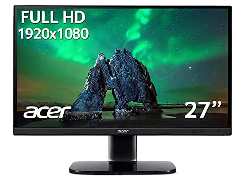 Image of Acer KA272bi 27 inch Full HD Monitor (IPS Panel, FreeSync, 75Hz, 1ms, HDMI, VGA, Black)