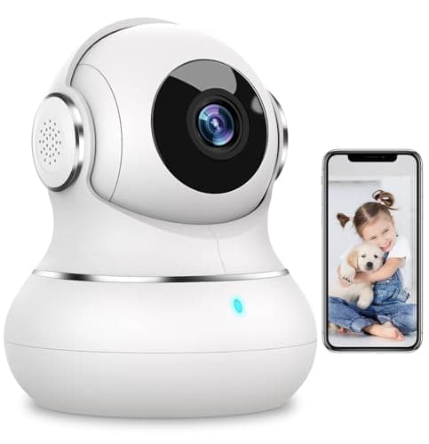 Image of litokam Little elf Indoor Camera - 2K Pet Camera with APP Controlled, Smart Motion, Two-Way Audio, 360° Security Camera Indoor with IR Night Vision, Work with Alexa