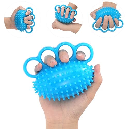 Image of Hand Exercise Ball Finger Therapy Ball - Grip Strengthening Improve Flexibility Squeeze Stress Relief Balls, Resistance Strength Trainer for Wrist