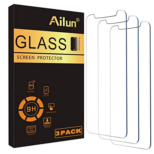 Image of Ailun Glass Screen Protector for iPhone 12/iPhone 12 Pro 2020 6.1 Inch 3 Pack Tempered Glass