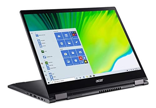 Image of Acer Spin 5 Convertible Laptop, 13.5" 2256 x 1504 IPS Touch | 10th Gen Intel Core i5-1035G4 | 8GB LPDDR4 | 256GB NVMe SSD | WiFi 6 | Backlit KB | FPR | Active Stylus | Windows 10 Pro | SP513-54N-58XD