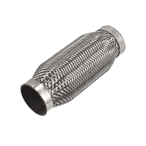 Image of X AUTOHAUX 1.77"x5"x6" Car Exhaust Flexible Pipe Tubing Stainless Steel
