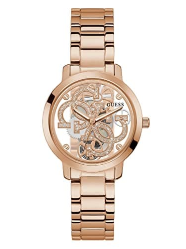 Image of Guess Women Analogue Quartz Watch with Stainless Steel Strap GW0300L3