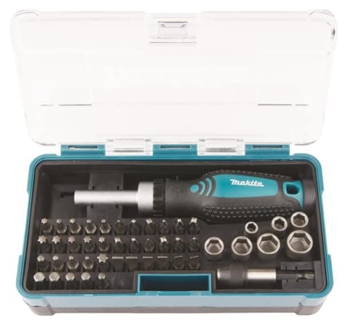 Image of Makita B-36170 Rachet and Bit Set - Multi-Colour (47-Piece)