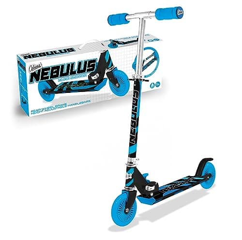 Image of Ozbozz NEBULUS SCOOTER - Black and Blue - Chrome Finish