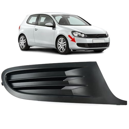 Image of ROBUST Front Bumper Lower Side Grille Trim Vent Right Driver Side for VW Golf Mk6 Hatchback Estate Convertible 5K0853666A 2009-2012