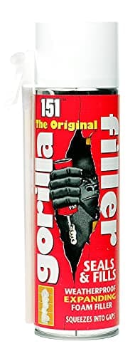Image of Gorilla Filler 500ml - Expanding Foam Filler | Weatherproof - Ideal for Pipes, Windows, Doors (For Internal & External Use) 500ml