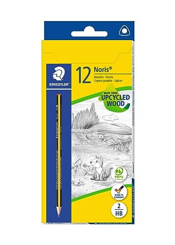 Image of STAEDTLER 183-HB Noris Triangular Graphite Pencil - HB (Pack of 12)