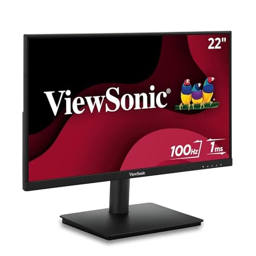 Image of ViewSonic VA220-H 22" FHD SuperClear MVA LED Monitor with VGA and HDMI, frameless design