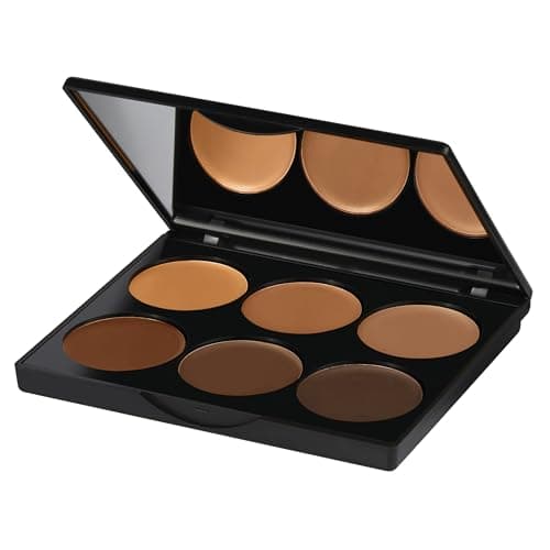 Image of Sleek MakeUP Cream Contour Kit, 6 Easily Blendable Colours for Smooth and Long Lasting Contour, Extra Dark