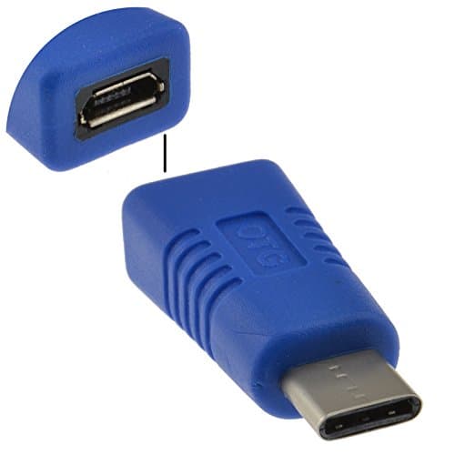 Image of kenable USB 3.1 Type C Male to USB 2.0 Micro B Female Socket Adapter with OTG