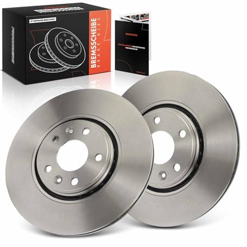 Image of Frankberg Brake Disc Set incl. 2x Discs Front Vented Ø320mm Compatible with Scénic IV J9 Laguna III Grandtour KT0/1 Espace V JR Replace# 402064155R