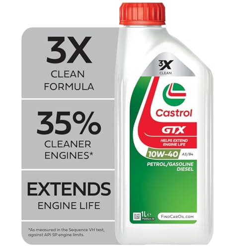 Image of Castrol GTX 10W-40 A3/B4 Engine Oil 1L