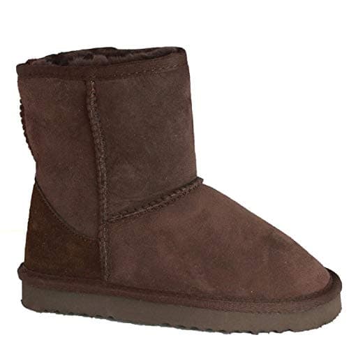 Image of Eastern Counties Leather Childrens/Kids Charlie Sheepskin Boots (6 Child UK) (Chocolate)