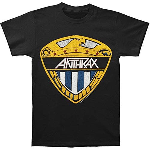 Image of Anthrax Eagle Shield T-Shirt - Men's Small - Black