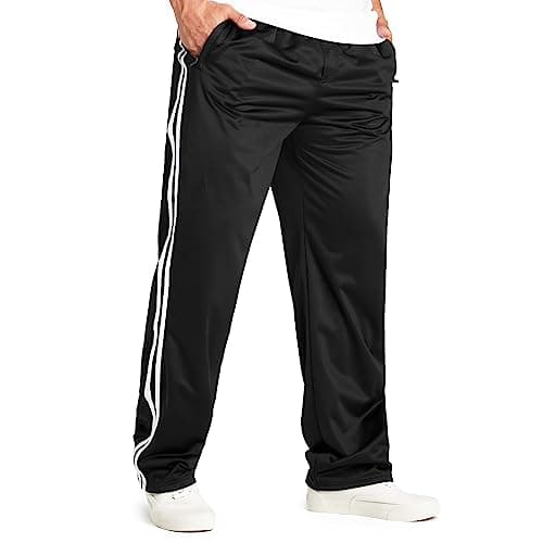 Image of CityComfort Tracksuit Bottoms for Men Teens M-3XL, Joggers with Zip Pockets, Casual Lounge Gym Pants Sports Jogging Trousers (XL, Black)