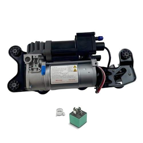 Image of HAFRILY 3720687517Air Suspension Compressor Pump with Relay for BMW X5 F15 F85 2013-2018 X6 F16 F86 2014-2019 37206850555 Car Air Suspensions