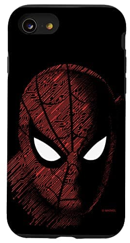 Image of Marvel Spider-Man: Far From Home Tech Mask Case for iPhone SE (2020) / 7/8