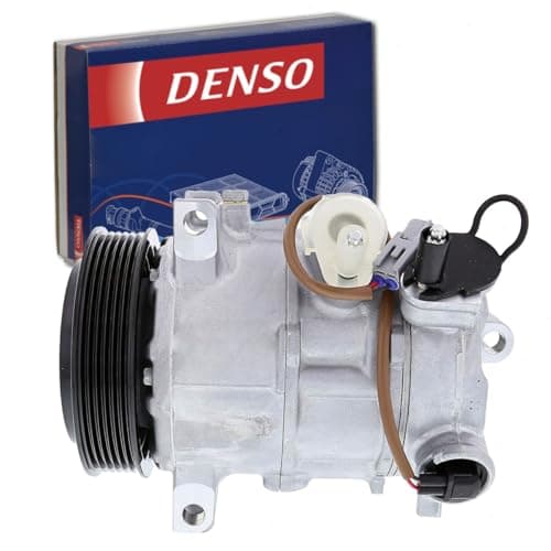 Image of Denso 471-0834 New AC Compressor with Clutch