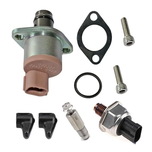 Image of lcyen Fuel Pump Rail Pressure Valve Sensor Kit,Fuel Pump Pressure Regulator Valve Compatible with Ford Transit Mk7 2.2 2.4 Peu-geot Boxer 2.2 Citroen Relay 294200-0360 294200-0160 294009-0260