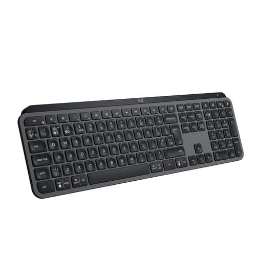 Image of Logitech MX Keys S Programmable Wireless Bluetooth Keyboard - Graphite B+
