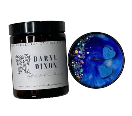 Image of Daryl Dixon Candle | Fandom Vegan Candles | TWD Merch | The Walking Dd Gift Ideas for Her and Him | Funny Novelty Gift (8oz Candle)