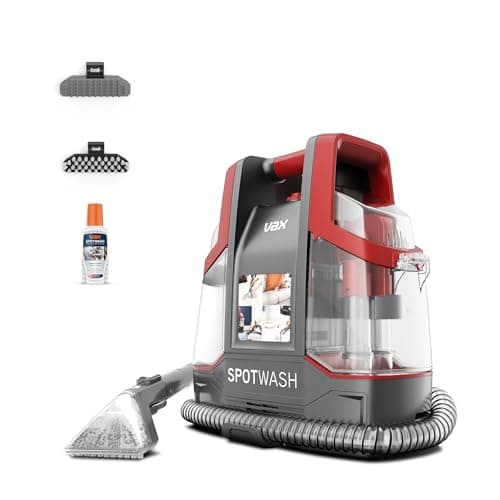 Image of Vax SpotWash Spot Cleaner, Stain Remover for Carpet & Upholstery Cleaner, Quick Drying & Daily Deep Cleaning for Stairs, Sofas, Cars & Hard Floors