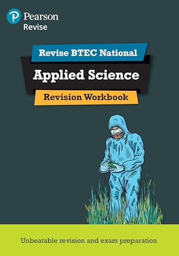 Image of Pearson REVISE BTEC National Applied Science Revision Workbook - for 2025 exams: REVISION WORKBOOK