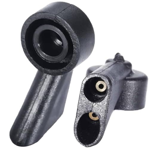 Image of 2-Pack Rear Windshield Wiper Washer Nozzles - Double Hole Spray Jet - Windscreen Washer Jets - Universal Fit for Audi A1 A3 A4 A6 Q3 Q7 8P 8E9955985