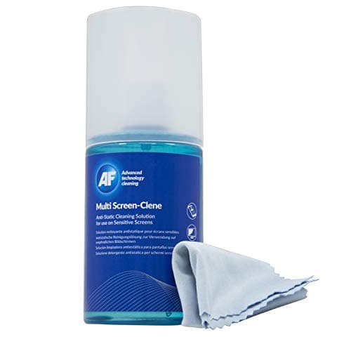Image of AF Multi-Screen Clene- Screen Cleaning Pump Spray with Micro Fibre Cloth - 200ml for Mobile Phones, TV's, Laptops, Monitors, LED, LCD, Plasma & Tablets - MCA_200MIF