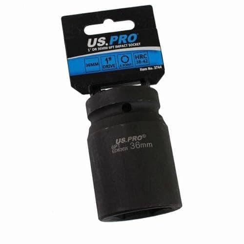 Image of US PRO Tools Single 1" DR 36mm 6 Point Impact Socket 3744