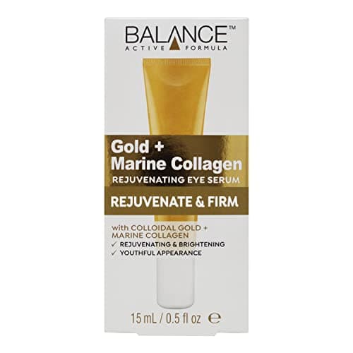 Image of Balance Active Formula Gold and Marine Collagen Rejuvenating Eye Serum (15 ml) - Absorbs Fast and Pleasantly Refreshes the Skin to Reduce the Appearance of Fine Lines and Wrinkles