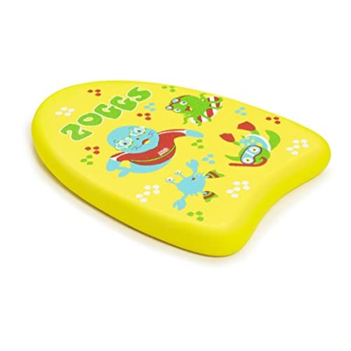 Image of Zoggs Children's Zoggy Mini Easy Learn to Swim Float Kickboard - Yellow, 3-12 Years,27.5x22x2.8 cm