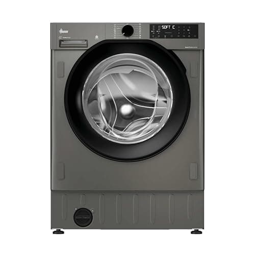 Image of Hoover H-Wash and Dry 400 Integrated Washer Dryer, 9 Kg Wash, 6 Kg, Combined Class D, 1600 RPM, hOn App Connectivity, Steam Care Pro Cycle, Anthracite and Black, 60x53x82 cm-BH4S696M6DB9R-80