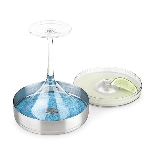 Image of Final Touch Cocktail Rimmer 1 Tier – Icer for Stainless Steel Glass with a Diameter of 15 cm