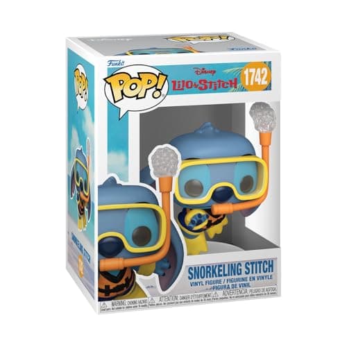 Image of Funko POP! Disney: Lilo & Stitch – Snorkeling Stitch - Collectable Vinyl Figure - Gift Idea - Official Merchandise - Toys For Kids & Adults - Model Figure for Collectors and Display